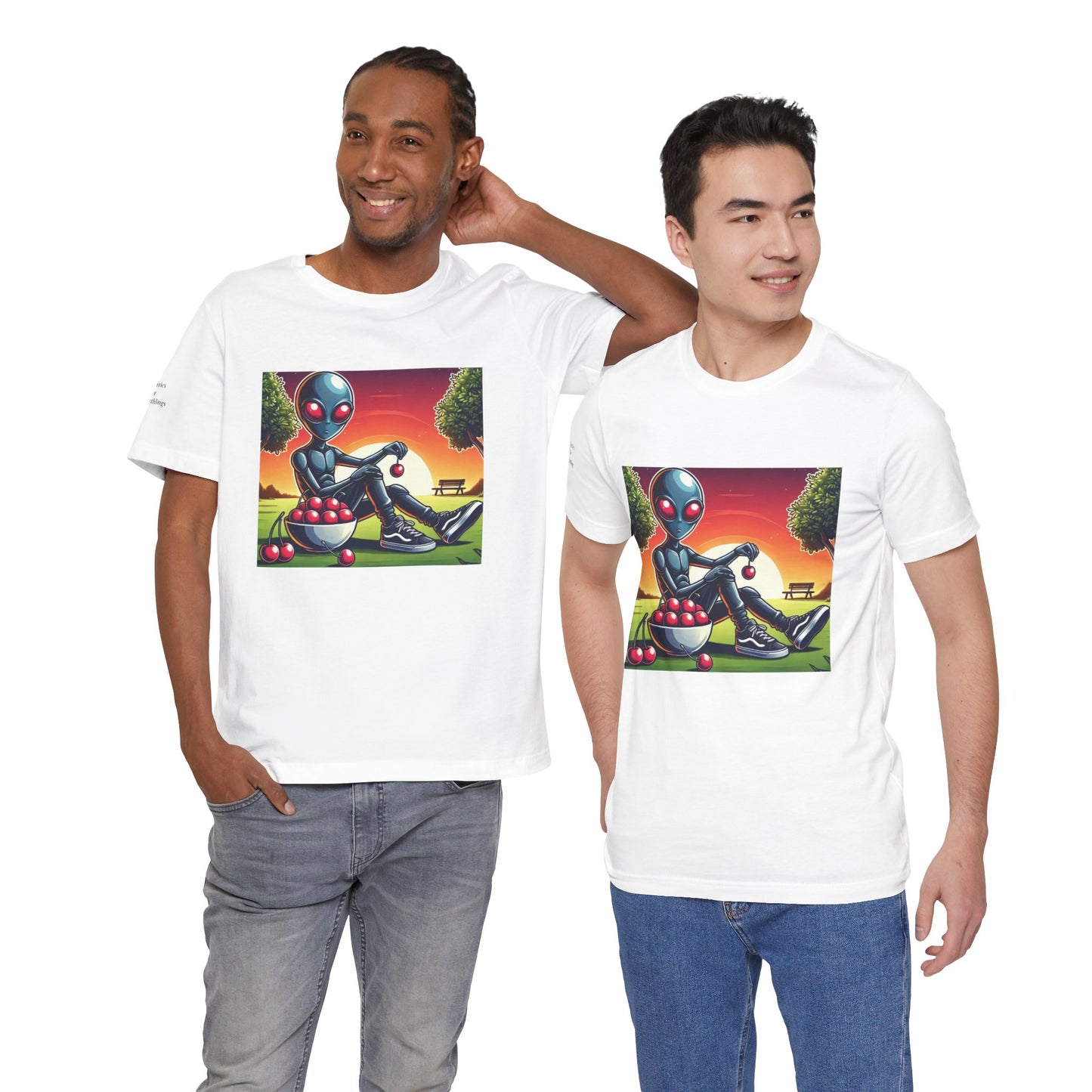 Chill Alien Graphic Tee for Fun Lovers - Perfect for Summer Outings