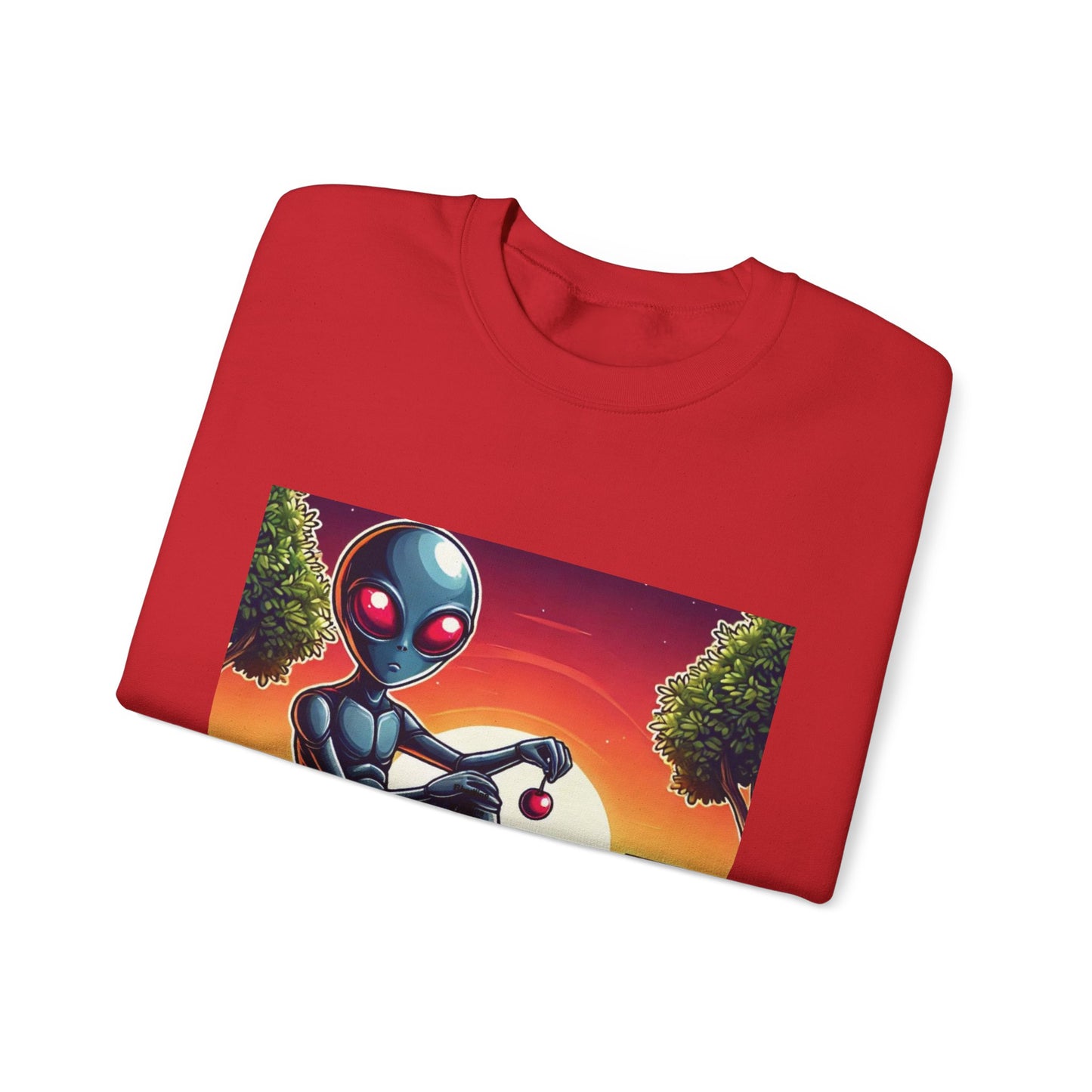 Alien Cherry Vibes Unisex Heavy Blend™ Sweatshirt