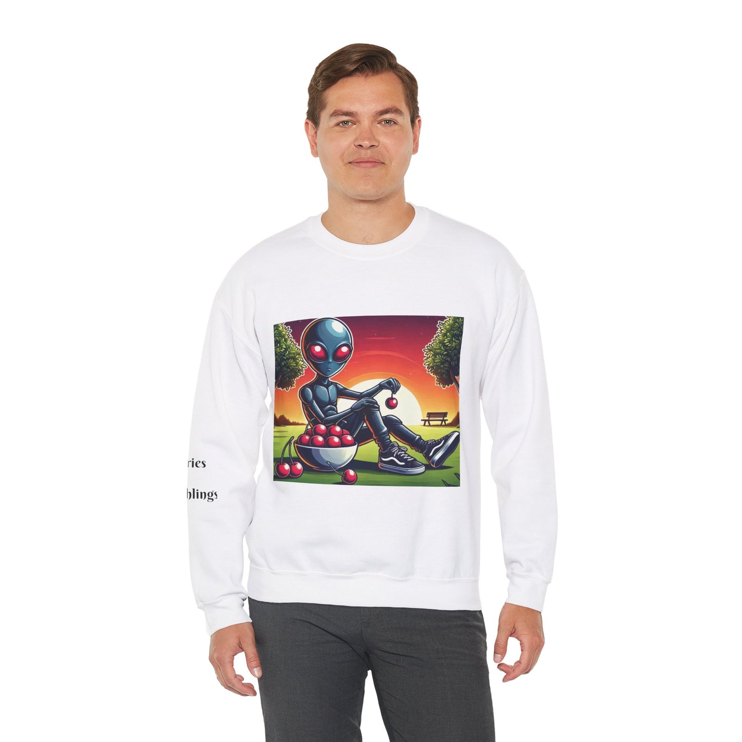 Alien Cherry Vibes Unisex Heavy Blend™ Sweatshirt