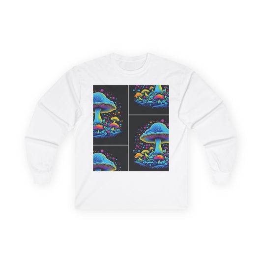 Colorful Chorale of Mushrooms Unisex Ultra Cotton Long Sleeve Tee