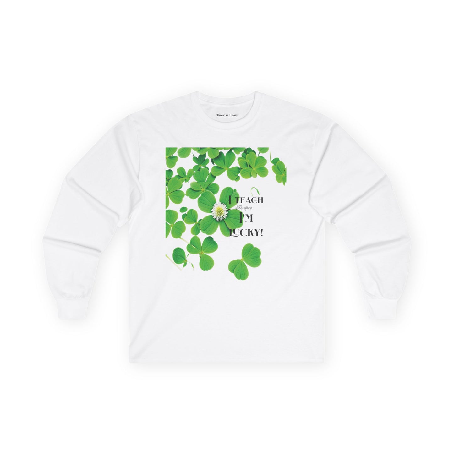 Lucky Clover Long Sleeve Tee - St. Patrick's Day Vibe, Unisex