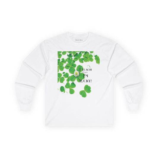 Lucky Clover Long Sleeve Tee - St. Patrick's Day Vibe, Unisex