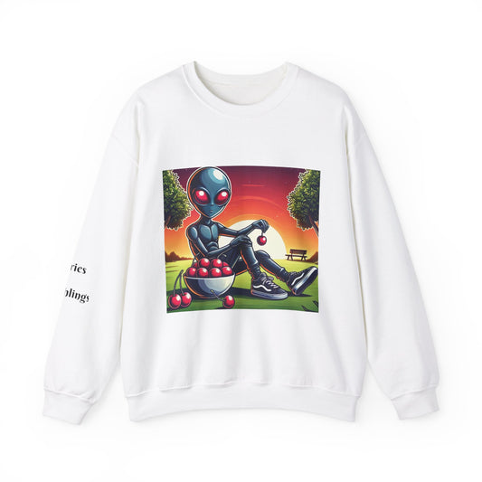 Alien Cherry Vibes Unisex Heavy Blend™ Sweatshirt